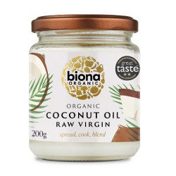 Un monde Vegan vous propose : Huile de coco crue 200g - bio de Biona