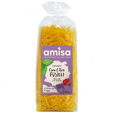 Végami vous propose : Fusilli maïs & riz 500g - bio