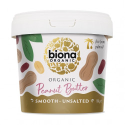 Un monde Vegan vous propose : Beurre de cacahuète crémeux non salé 1kg - bio de Biona