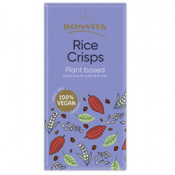 Un Monde Vegan vous propose : Chocolat nature au riz soufflé 100g - bio