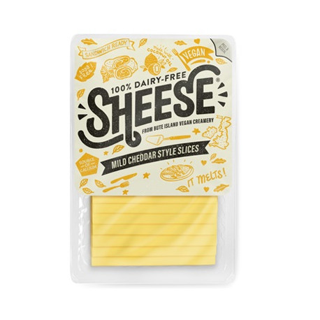 Végami vous propose : Sheese saveur cheddar blanc en tranches 200g