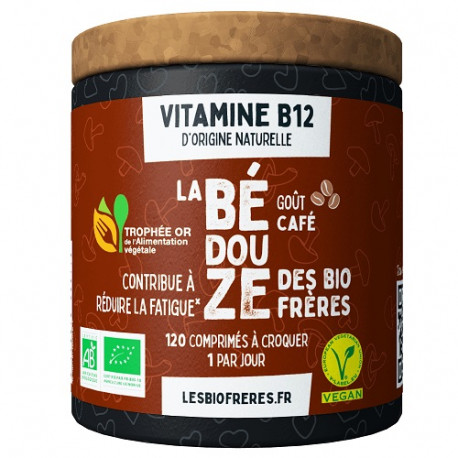 Végami vous propose : Bédouze - vitamine B12 méthylcobalamine goût café - bio