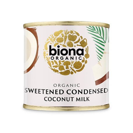 Un monde Vegan vous propose : Lait de coco concentré et sucré 210g - bio de Biona