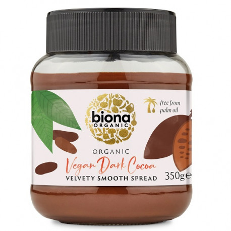 Un Monde Vegan vous propose : Pâte à tartiner chocolat noir 350g - bio de biona