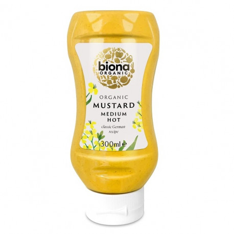 Un monde Vegan vous propose : Moutarde douce 300ml - bio de Biona