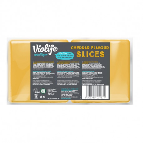 Végami vous propose : Violife saveur cheddar en tranches 500g