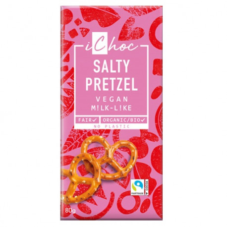 Végami vous propose : Chocolat salty prezel 80g - bio