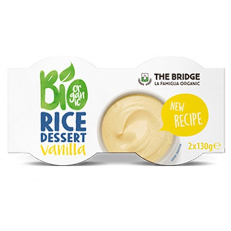 Un Monde Vegan vous propose : Dessert riz vanille 260g - bio