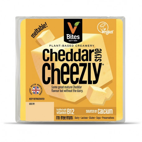 Végami vous propose : Cheezly saveur cheddar mature en bloc 180g