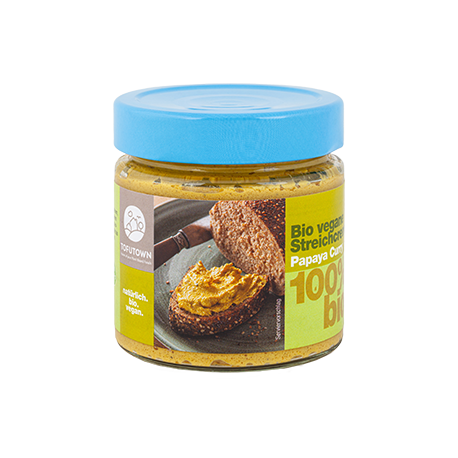 Un Monde Vegan vous propose : Tartinade papaye/curry 180g - bio