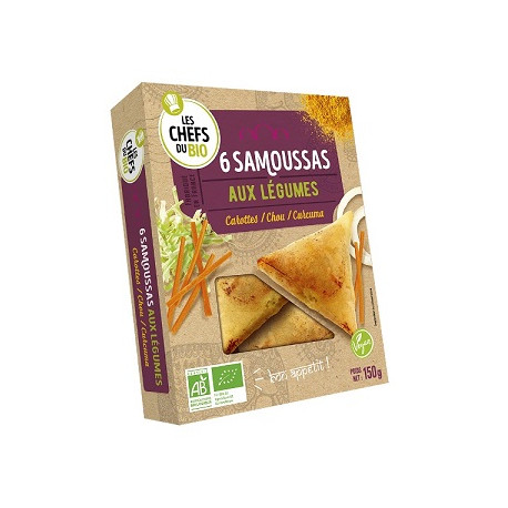 Végami vous propose : Samoussas aux légumes 150g - bio