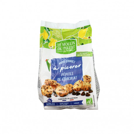 Végami vous propose : Mini cookies pépites de chocolat 170g - Bio