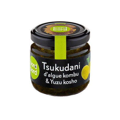 Un Monde Vegan vous propose : Tsukudani d'algue kombu au yuzu 100g - bio