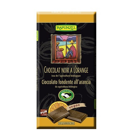 Végami vous propose : Chocolat noir à l'orange 80g - bio