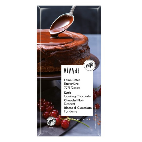 Végami vous propose : Chocolat noir cuisine 200g - bio