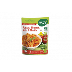 Un Monde Vegan vous propose : Ravioli tomates, tofu, basilic 267g-bio