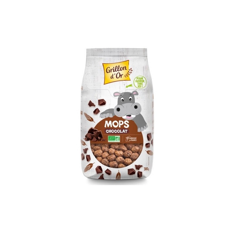 Un Monde Vegan vous propose : Mops chocolat 300g - bio