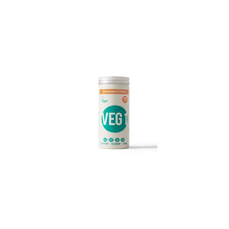 Un Monde Vegan vous propose : Veg 1 - 180 (vitamine B12 cyanocobalamine à l'orange)