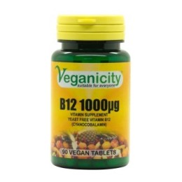 UN Monde Vegan vous propose : Vitamine b12 - 1000µg (cyanocobalamine)