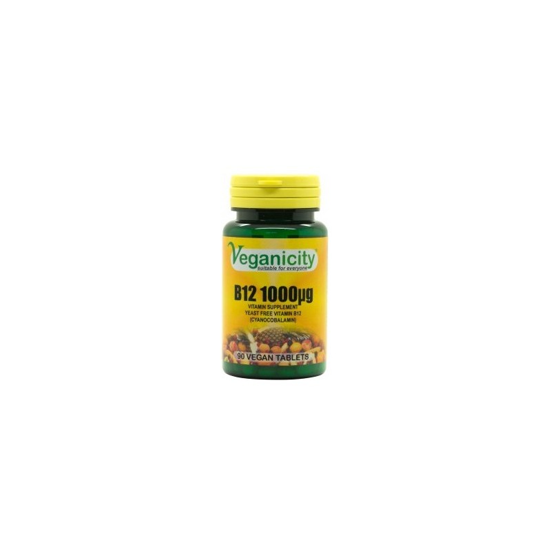 UN Monde Vegan vous propose : Vitamine b12 - 1000µg (cyanocobalamine)
