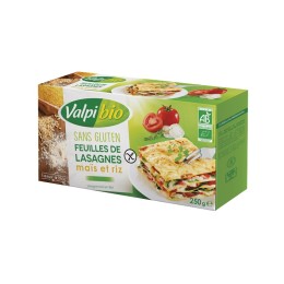 Un Monde Vegan vous propose : Feuille de lasagnes maïs riz 250g - bio