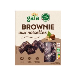 Un Monde vegan vous propose : Brownies aux noisettes 160g - bio