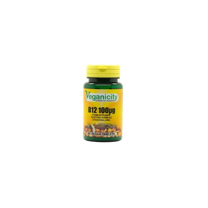 Un Monde Vegan vous propose : Vitamine b12 100µg (cyanocobalamine)