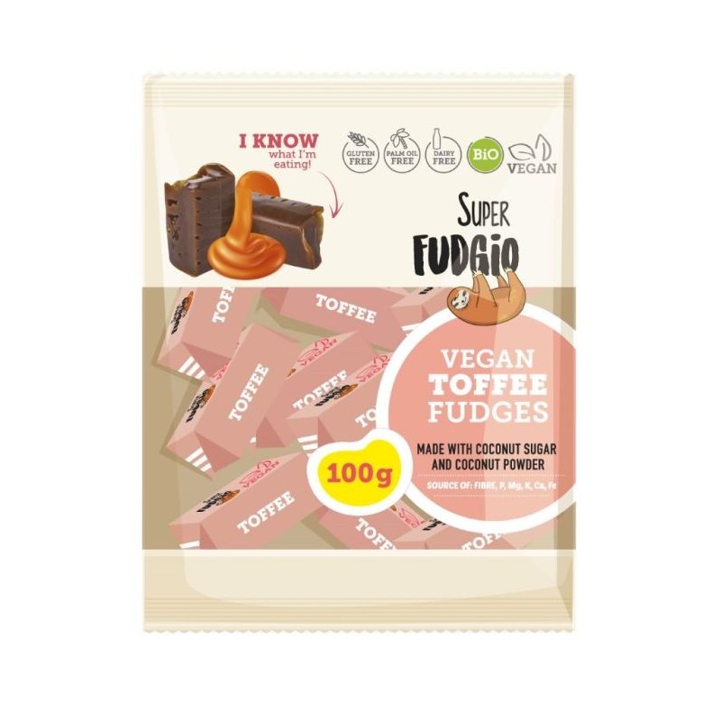 Un Monde Vegan vous propose : Super fudgio toffee 150g - bio