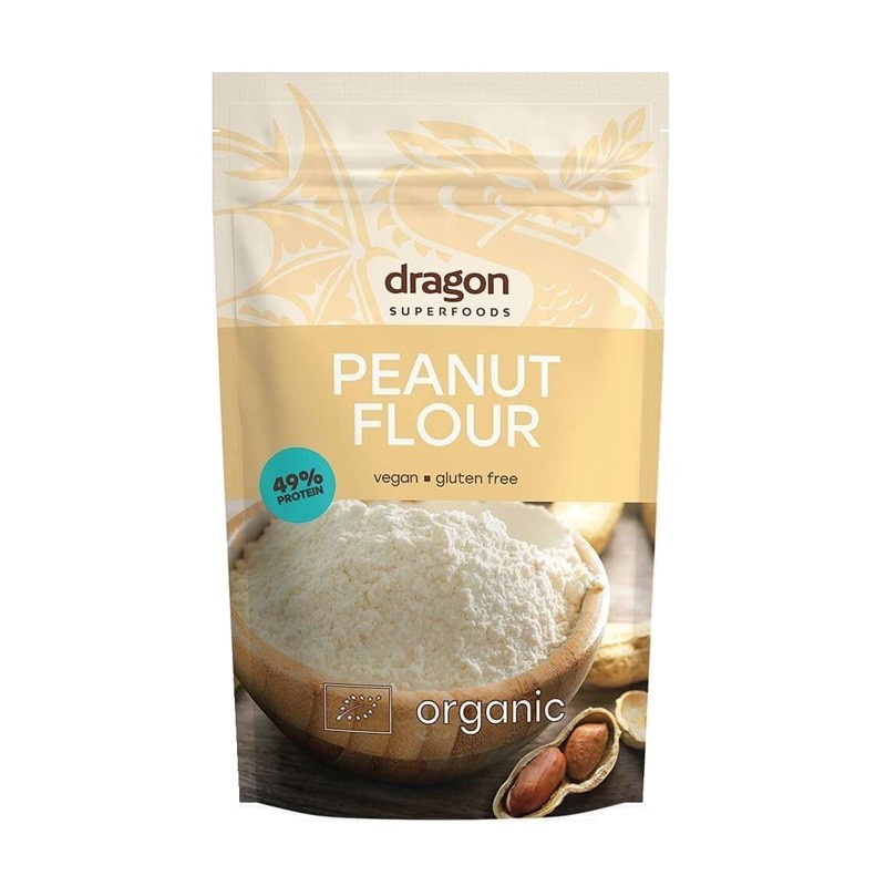 Un Monde Vegan vous propose : Farine de cacahuète proteinée 200g - bio