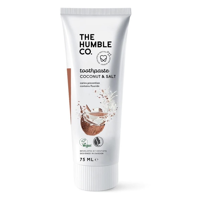 Un Monde Vegan vous propose : Dentifrice coco et sel 75ml