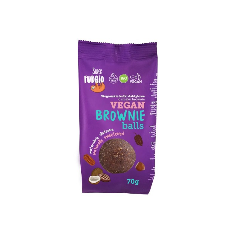 Un monde Vegan vous propose : brwnie balls 70g - bio