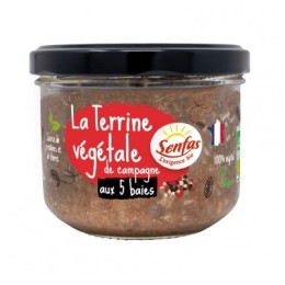 Un Monde vegan vous propose : La terrine végétale de campagne aux 5 baies 200g - bio