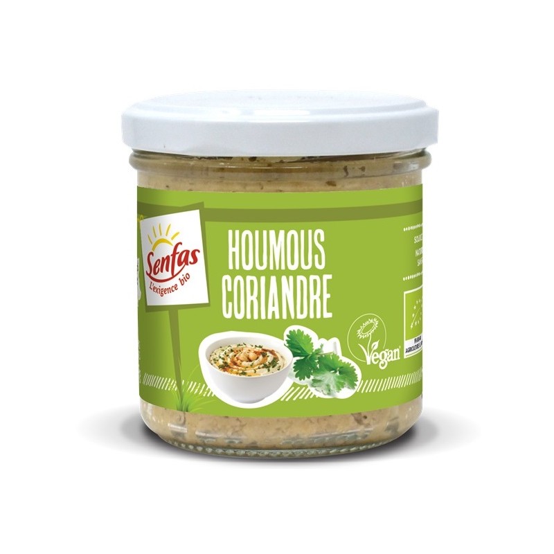 Un monde vegan vous propose : Houmous coriandre 135g - bio