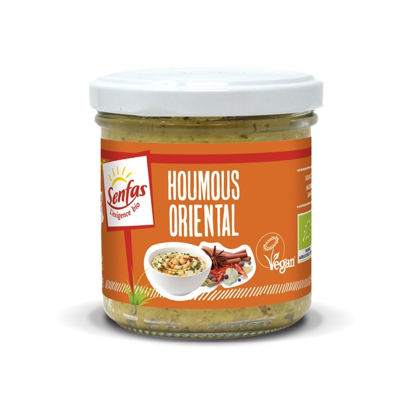 Un monde vegan vous propose : Houmous oriental 135g - bio