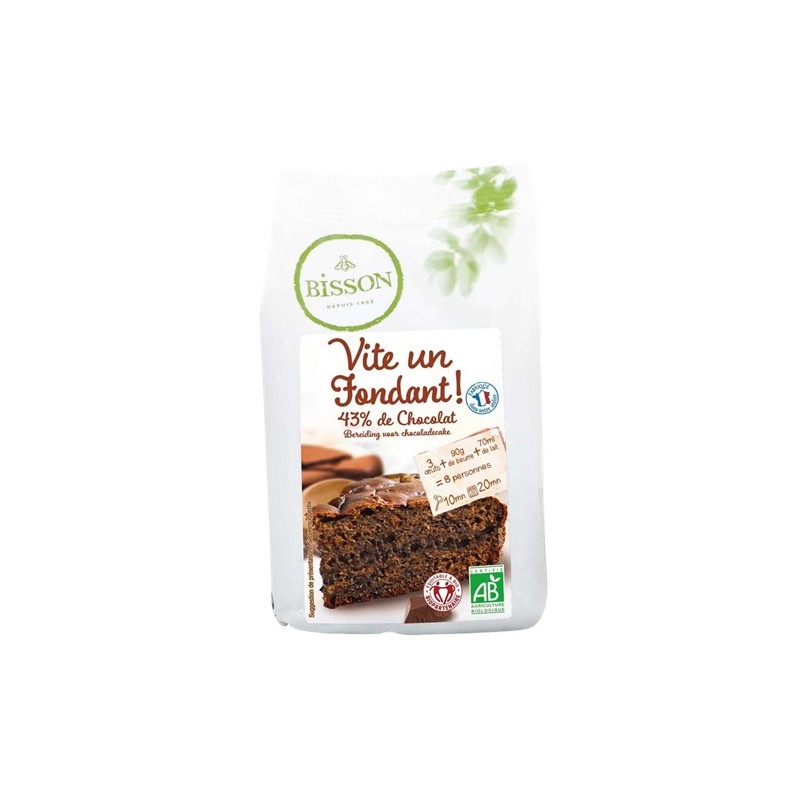 Un Monde vegan vous propose : Préparation pour fondant au chocolat 300g - bio