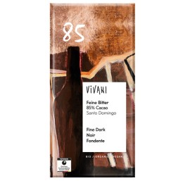 Un Monde Vegan vous propose : Chocolat noir supérieur 85% 100g - bio