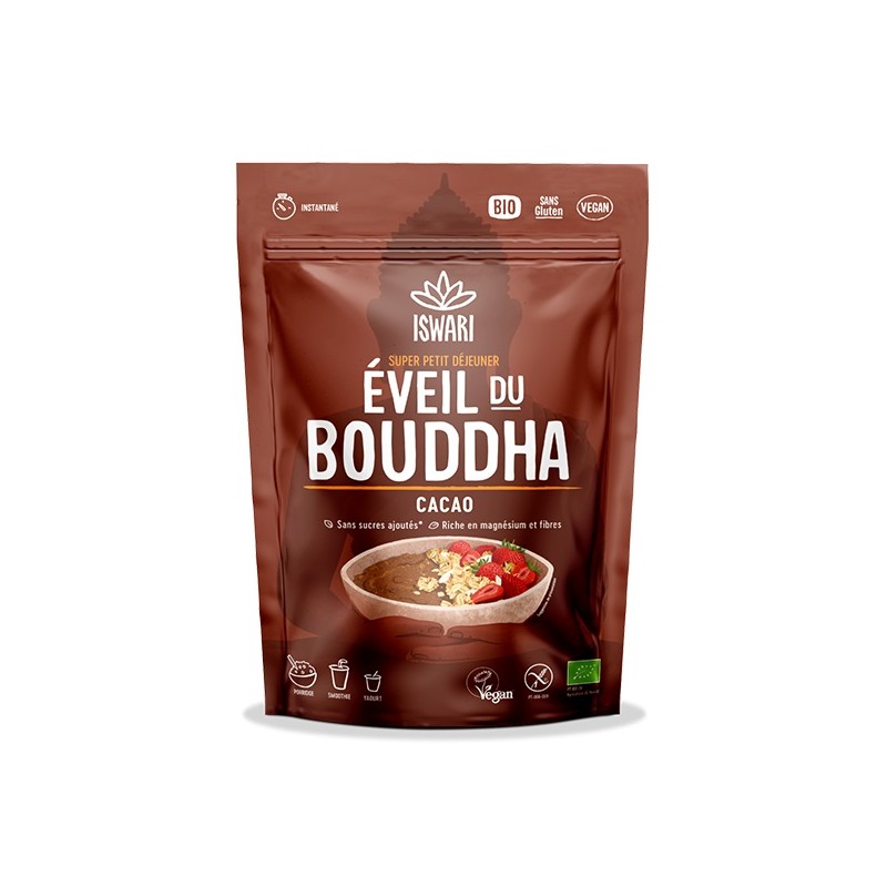 Un Monde Vegan vous propose : Éveil du bouddha cacao cru 360g - bio