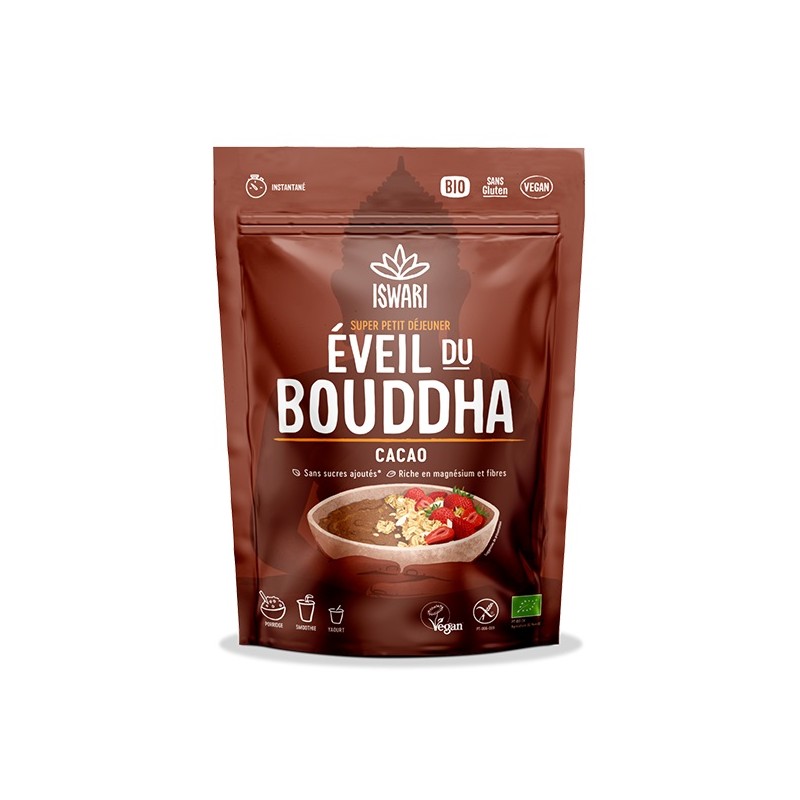 Un Monde Vegan vous propose : Éveil du bouddha cacao cru 360g - bio