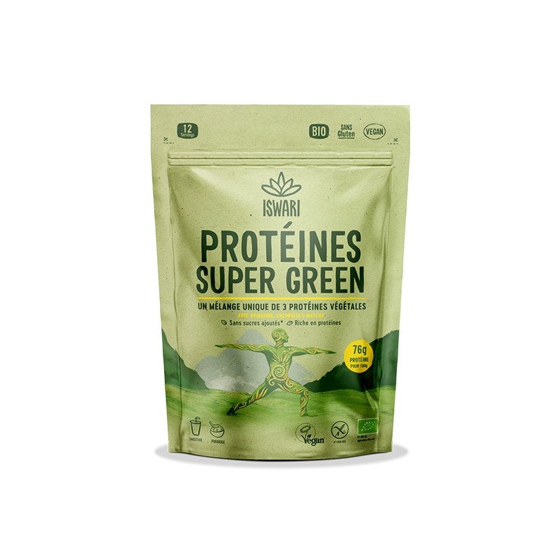 Un Monde Vegan vous propose : Protéines super green 250g - bio