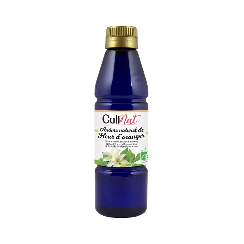Un Monde Vegan vous propose : Arôme naturel de fleur d’oranger 250ml - bio