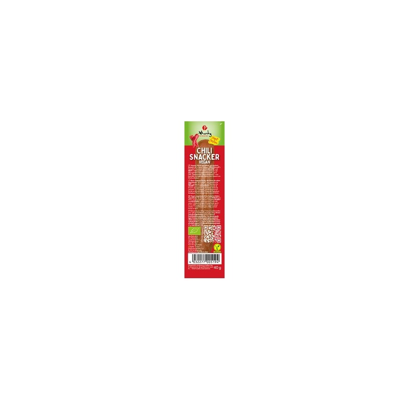 Un Monde Vegan vous propose : Chili snacker vegan 40g - bio