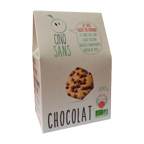 Végami vous propose : Biscuits chocolat 100g