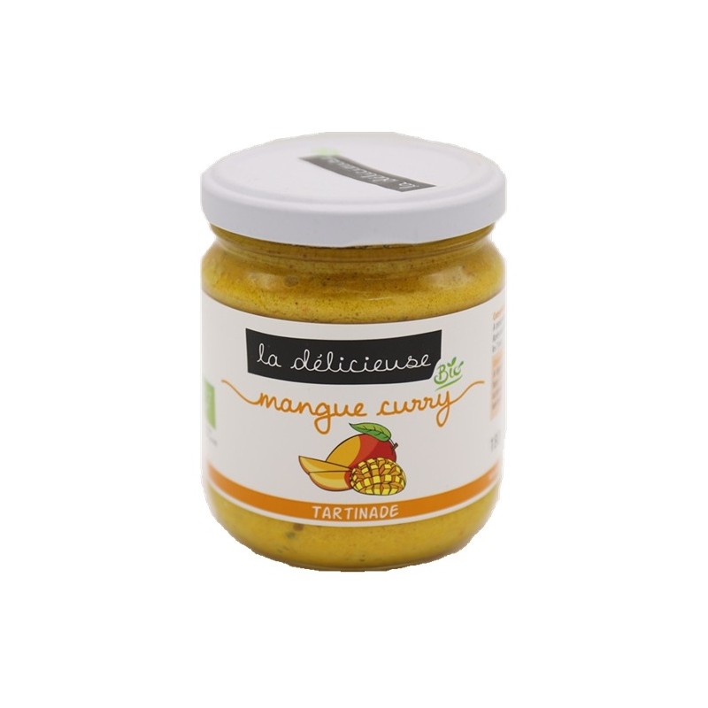 Un Monde Vegan vous propose : Tartinade mangue curry 180g - bio