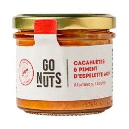 Un Monde Vegan vous propose : Tartinable cacahuètes piment d'Espelette paprika 100g - bio
