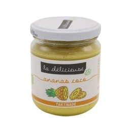 Un Monde Vegan vous propose : Tartinade ananas coco 180g - bio