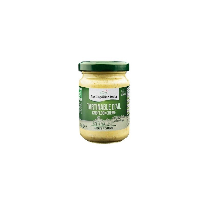 Un Monde Vegan vous propose : Tartinable d'ail 140g - bio
