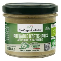 Un Monde Vegan vous propose : Tartinable d'artichaut 100g - bio
