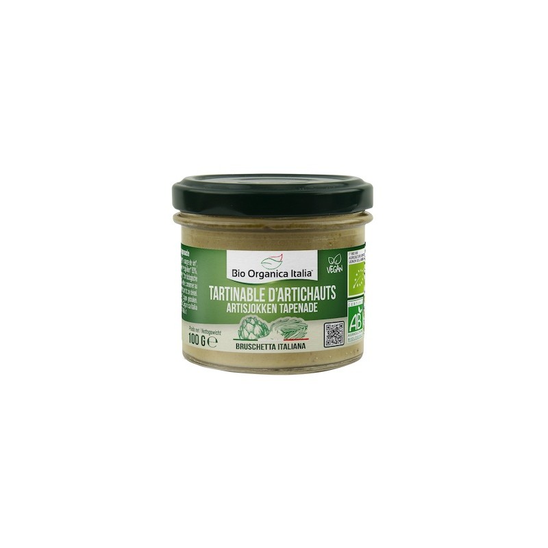 Un Monde Vegan vous propose : Tartinable d'artichaut 100g - bio