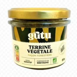 Un monde Vegan vous propose : Terrine végétale façon forestière 90g - bio