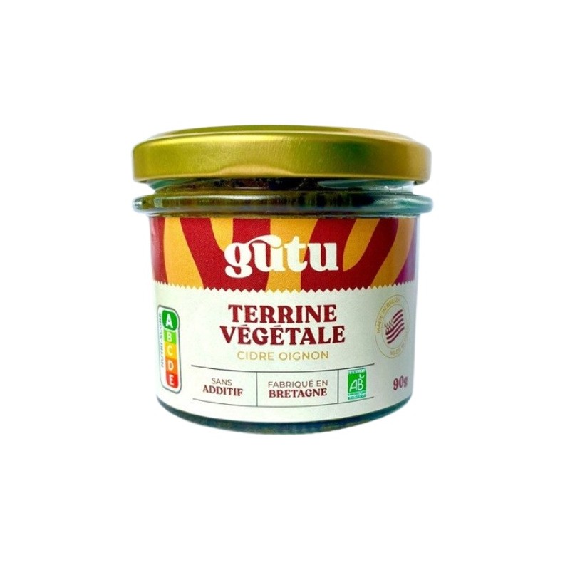Un Monde Vegan vous propose : Terrine végétale cidre oignon 90g - bio